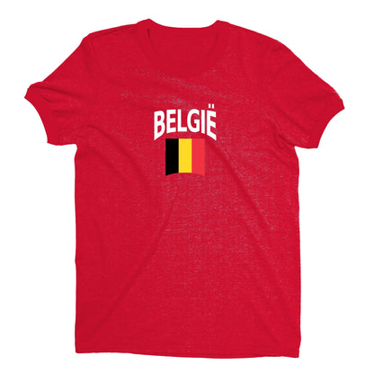 Belgium World Cup Plain Tee Unisex T-Shirt -- NYC Factory - Standard Red