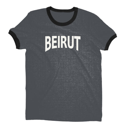 Beirut Ringer Tee — Dark Heather
