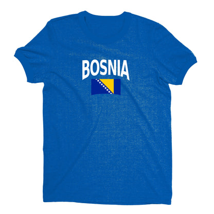 Bosnia and Herzegovina World Cup Plain Tee Unisex T-Shirt -- NYC Factory - Royal Blue