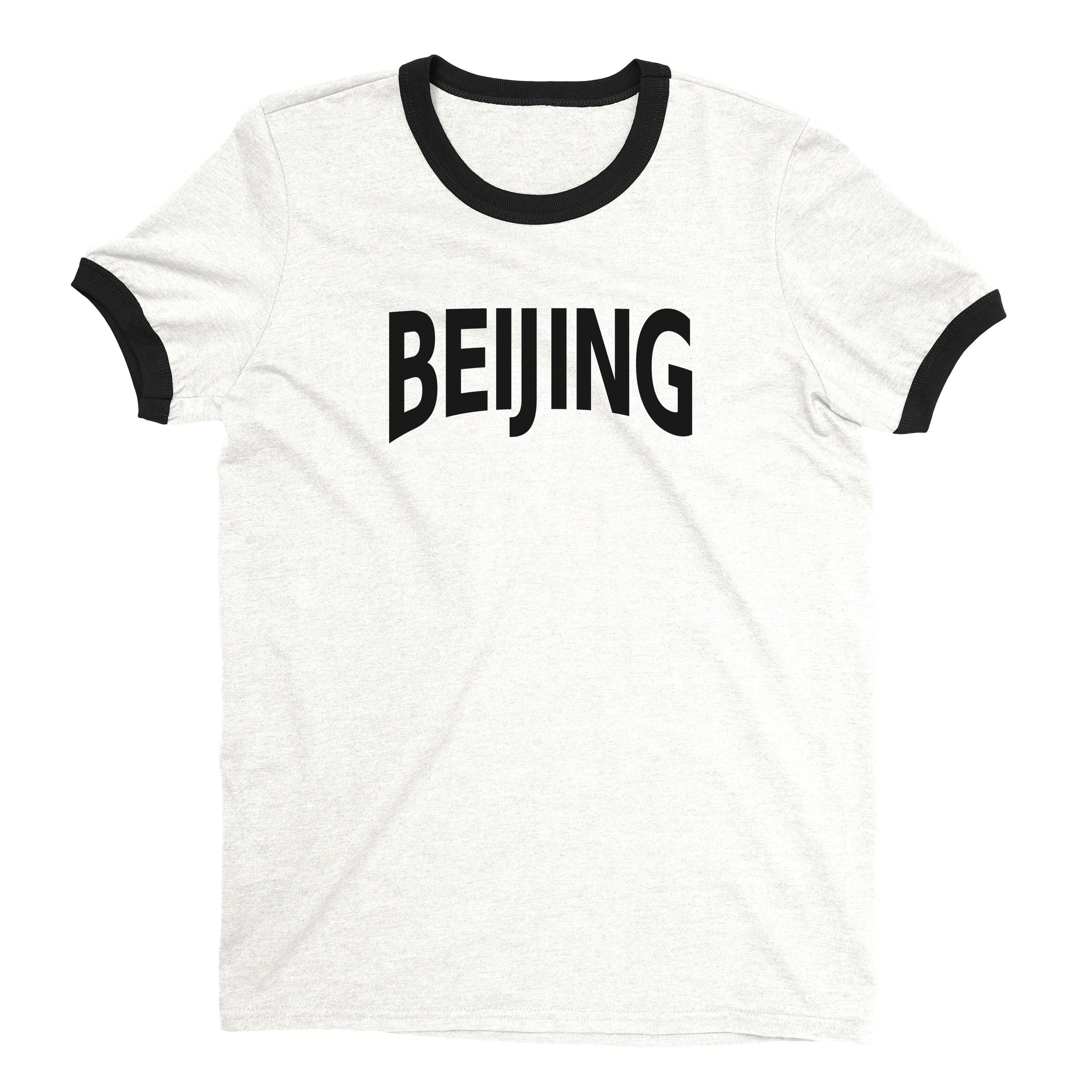 Beijing Ringer Tee — White