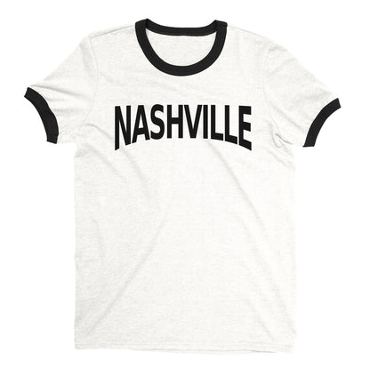 Nashville Ringer Tee — White