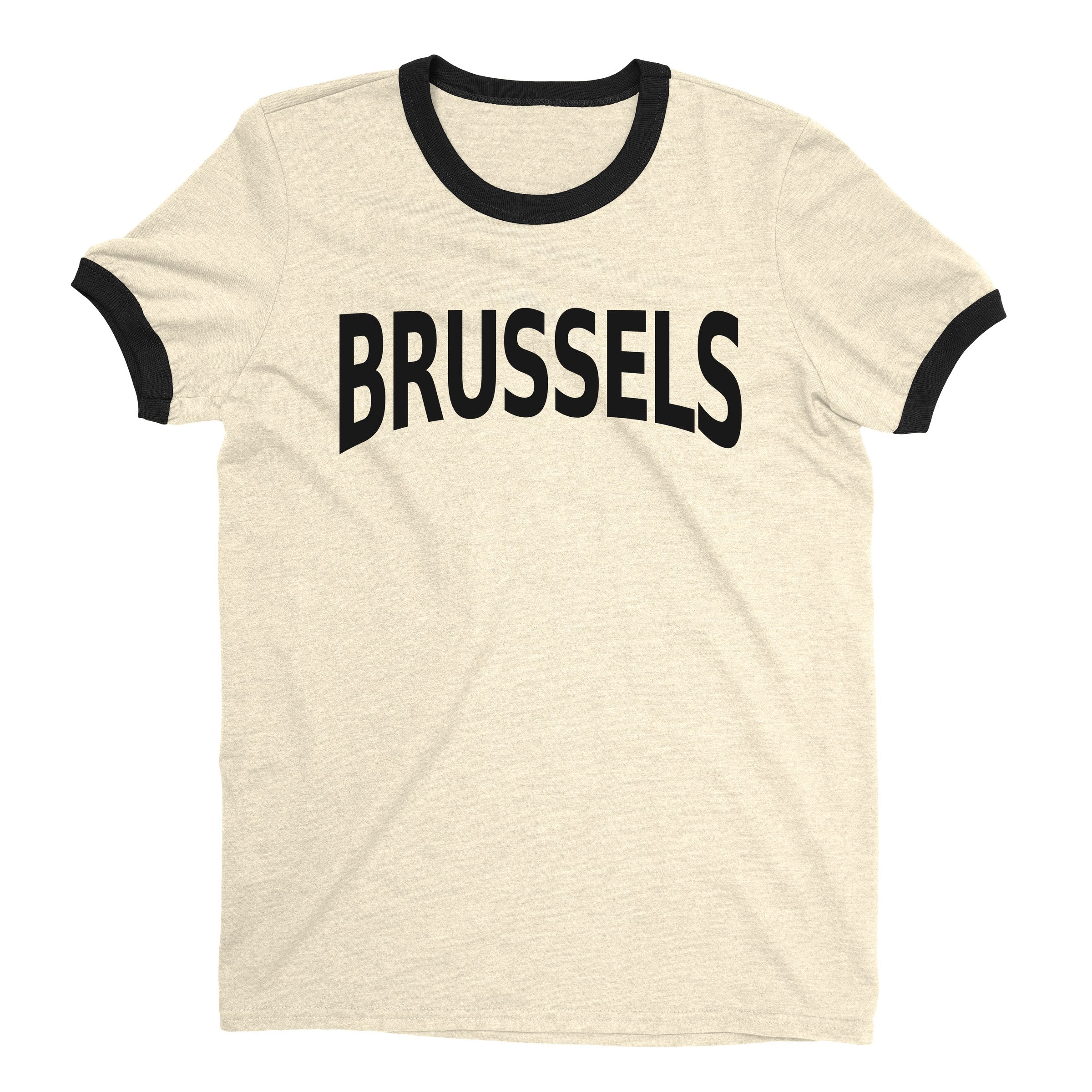 Brussels Ringer Tee — Natural