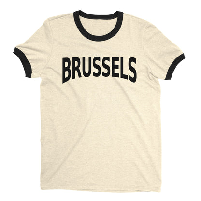 Brussels Ringer Tee — Natural