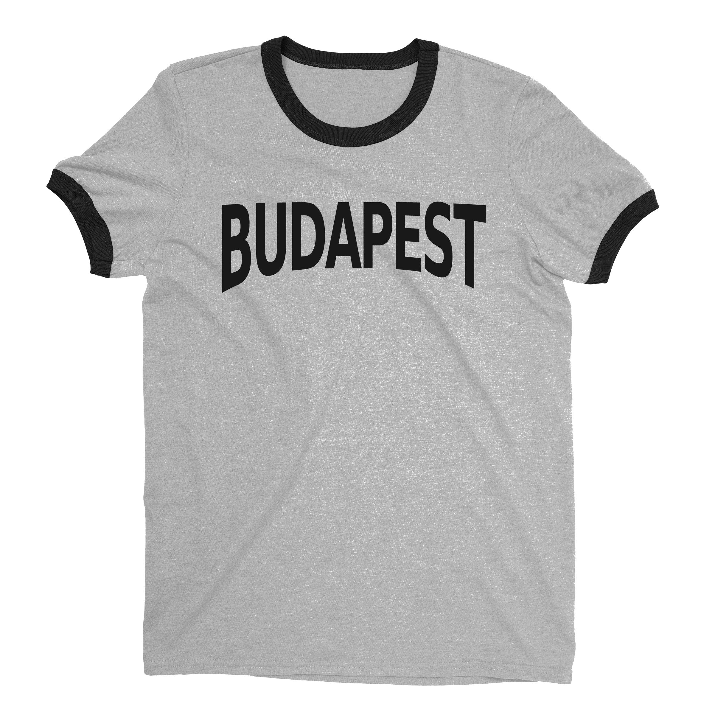 Budapest Ringer Tee — Heather Gray