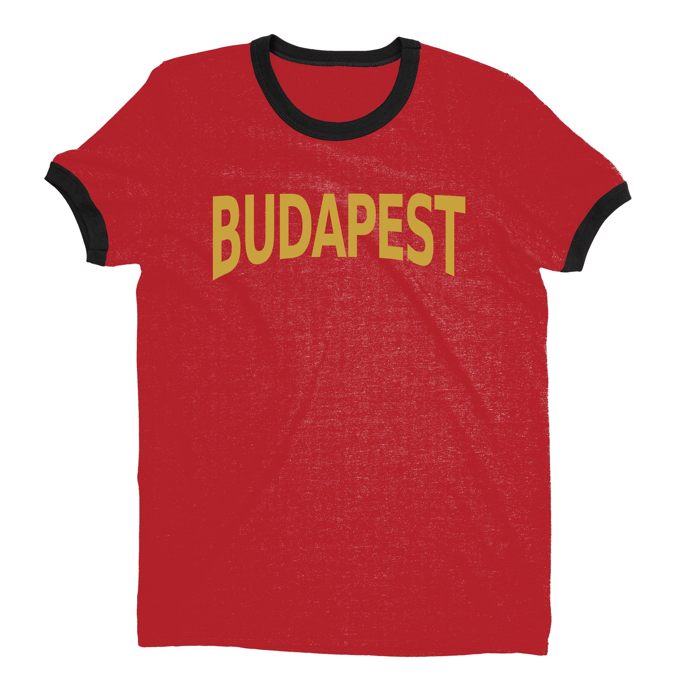 Budapest Ringer Tee — Red