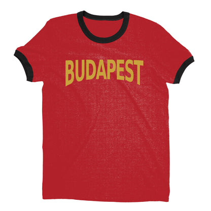 Budapest Ringer Tee — Red