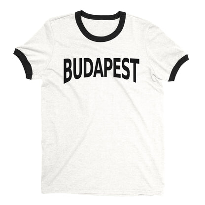 Budapest Ringer Tee — White