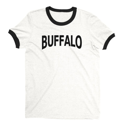 Buffalo Ringer Tee — White