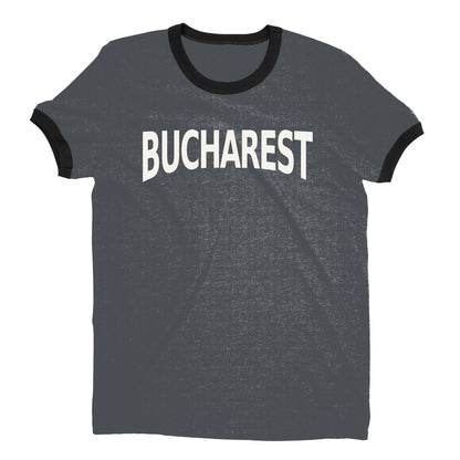 Bucharest Ringer Tee — Dark Heather