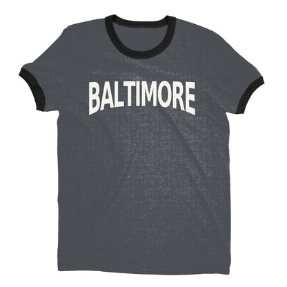 Baltimore Ringer Tee — Dark Heather