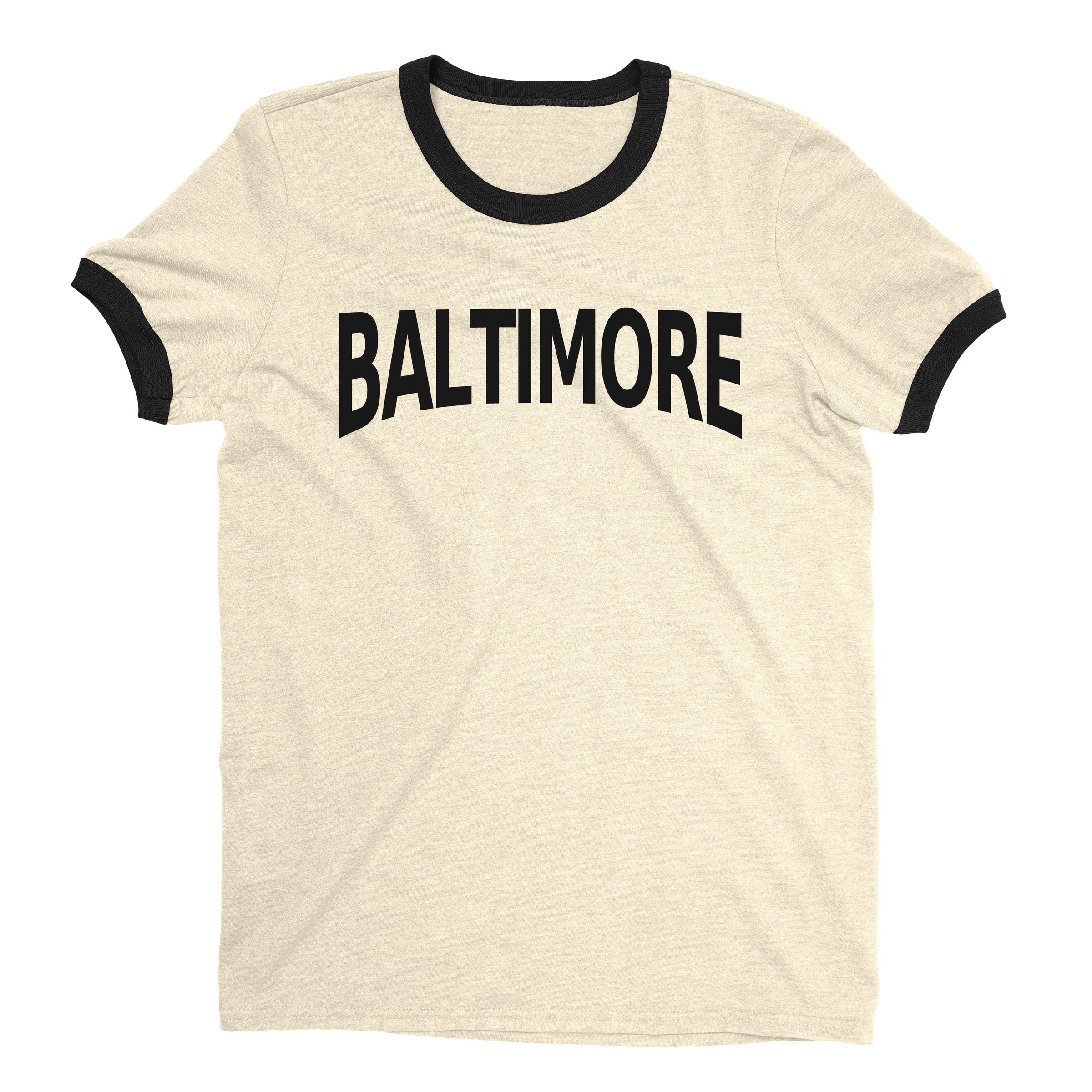 Baltimore Ringer Tee — Natural