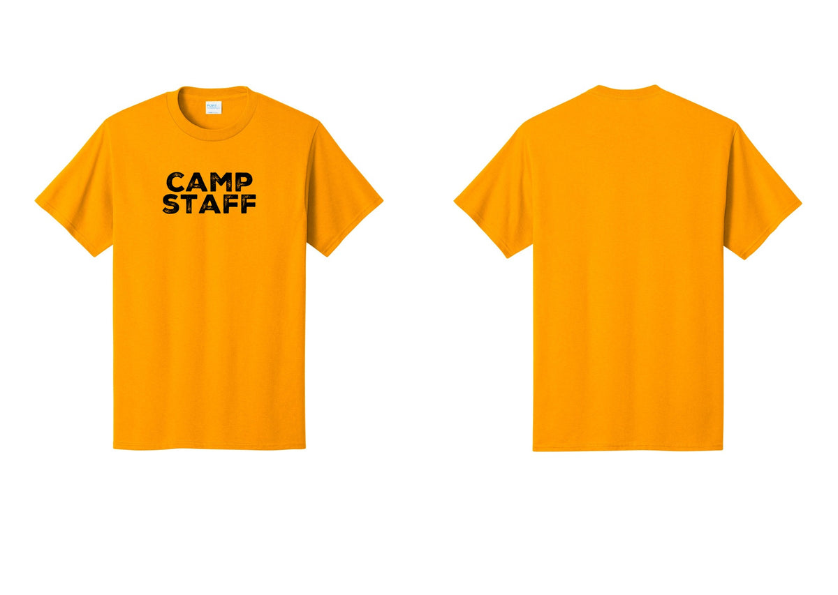 NYC Factory Camp Staff T-Shirt - Front Only - Gold