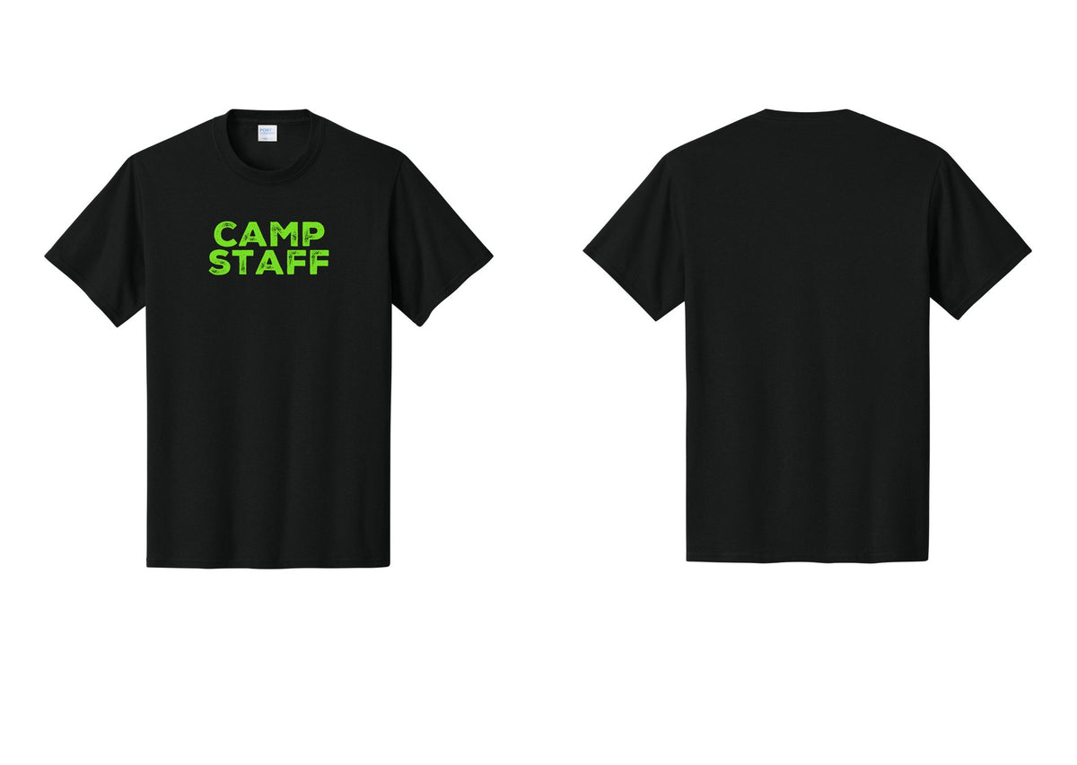 NYC Factory Camp Staff T-Shirt - Front Only - Black / Neon
