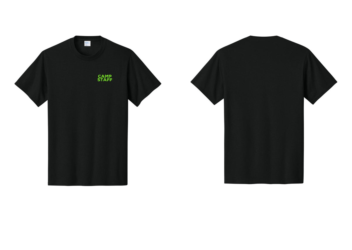 NYC Factory Camp Staff T-Shirt - Chest Only - Black / Neon