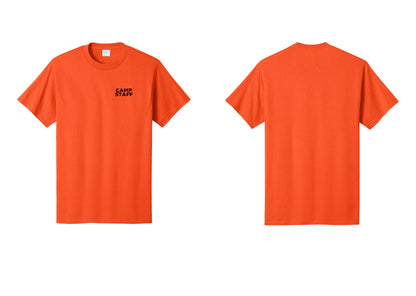 NYC Factory Camp Staff T-Shirt - Chest Only - Orange