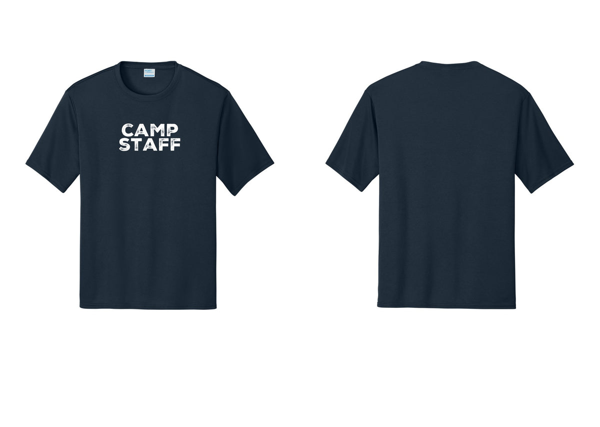 NYC Factory Camp Staff Performance T-Shirt (Rustic) - Front Only - Navy