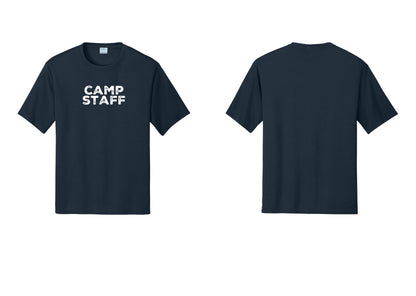 NYC Factory Camp Staff Performance T-Shirt (Rustic) - Front Only - Navy