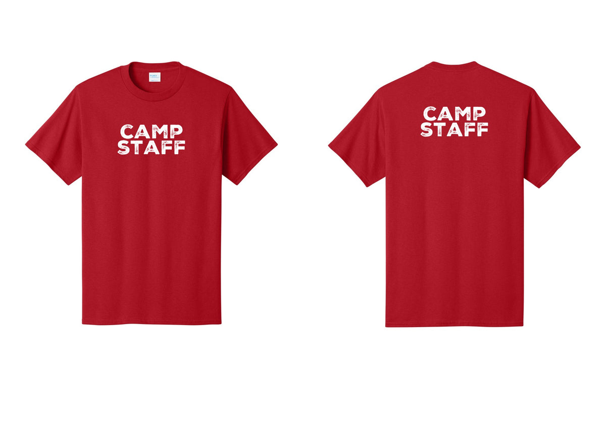 NYC Factory Camp Staff T-Shirt - Front + Back - Red