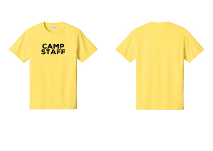 NYC Factory Camp Staff T-Shirt - Front Only - Yellow