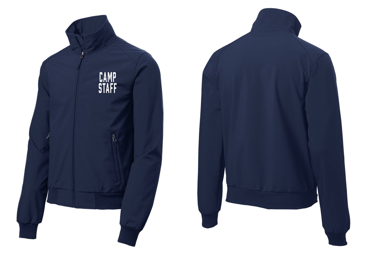 NYC Factory Camp Staff Soft Shell Bomber Jacket (Classic) - Chest Only - Dress Blue Navy