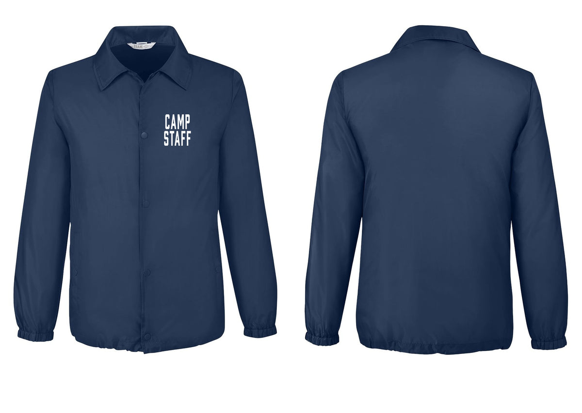 NYC Factory Camp Staff Snap-Front Coaches Jacket (Classic) - Chest Only - Sport Dark Navy