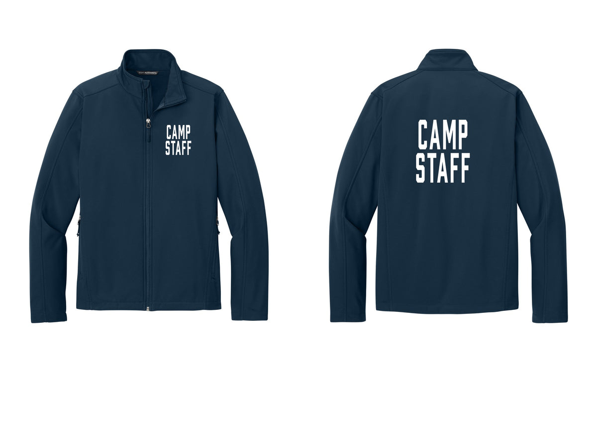 NYC Factory Camp Staff Soft Shell Jacket (Classic) - Chest + Back - Dress Blue Navy