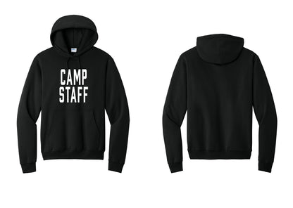 NYC Factory Camp Staff Cotton Fleece Pullover Hoodie (Classic) - Front Only - Black