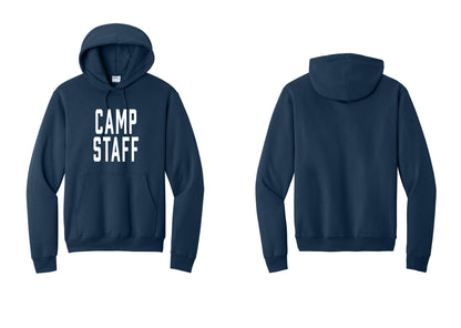 NYC Factory Camp Staff Cotton Fleece Pullover Hoodie (Classic) - Front Only - Navy