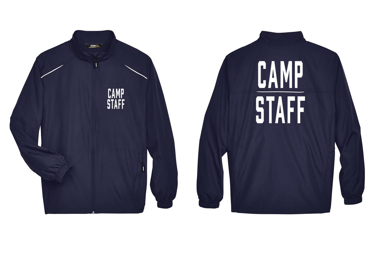 NYC Factory Camp Staff Reflective Lightweight Jacket (Classic) - Chest + Back - Classic Navy