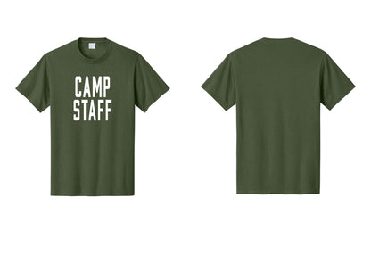 NYC Factory Unisex Camp Staff Classic T-Shirt - Front Only - Olive