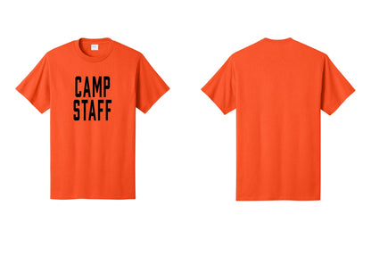 NYC Factory Unisex Camp Staff Classic T-Shirt - Front Only - Orange