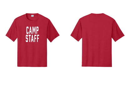 NYC Factory Camp Staff Performance T-Shirt (Classic) - Front Only - Red