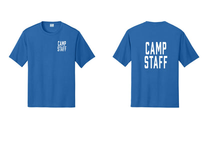 NYC Factory Camp Staff Performance T-Shirt (Classic) - Chest + Back - Royal