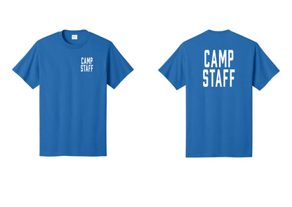NYC Factory Unisex Camp Staff Classic T-Shirt - Chest + Back - Royal