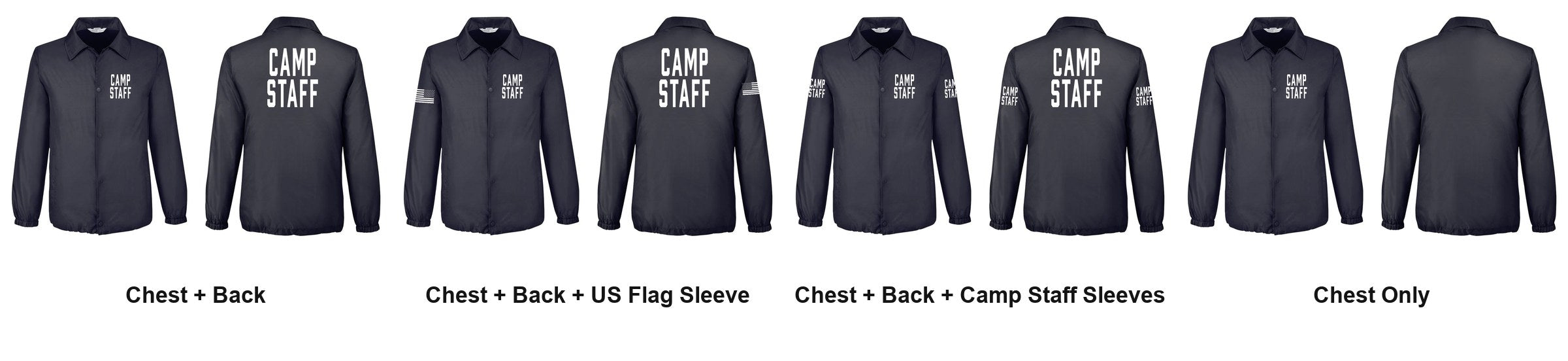 CAMP STAFF print layouts