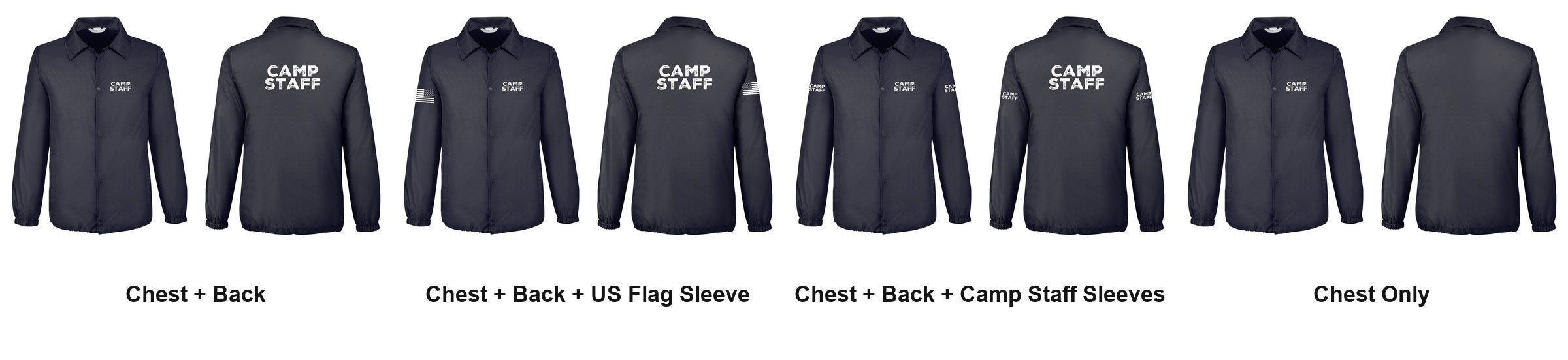 CAMP STAFF print layouts