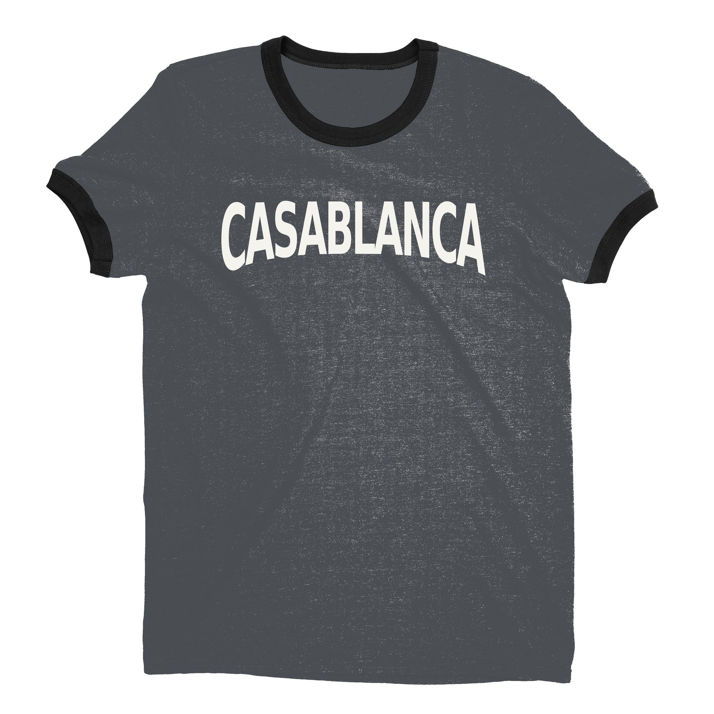 Casablanca Ringer Tee — Dark Heather