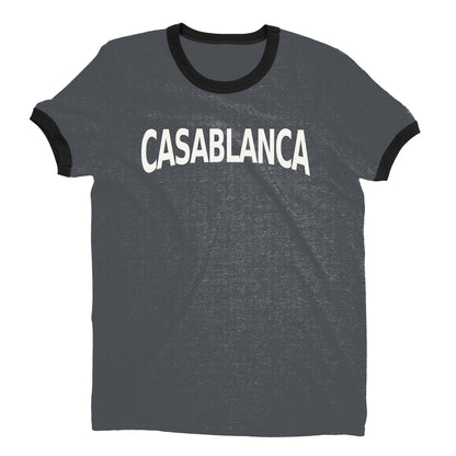 Casablanca Ringer Tee — Dark Heather