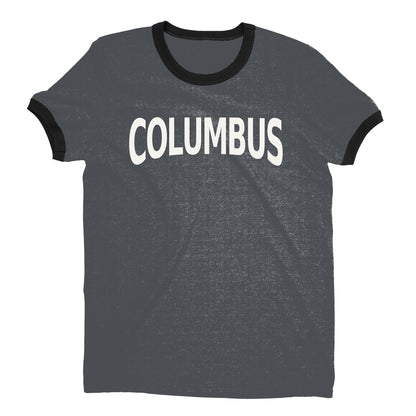 Columbus Ringer Tee — Dark Heather