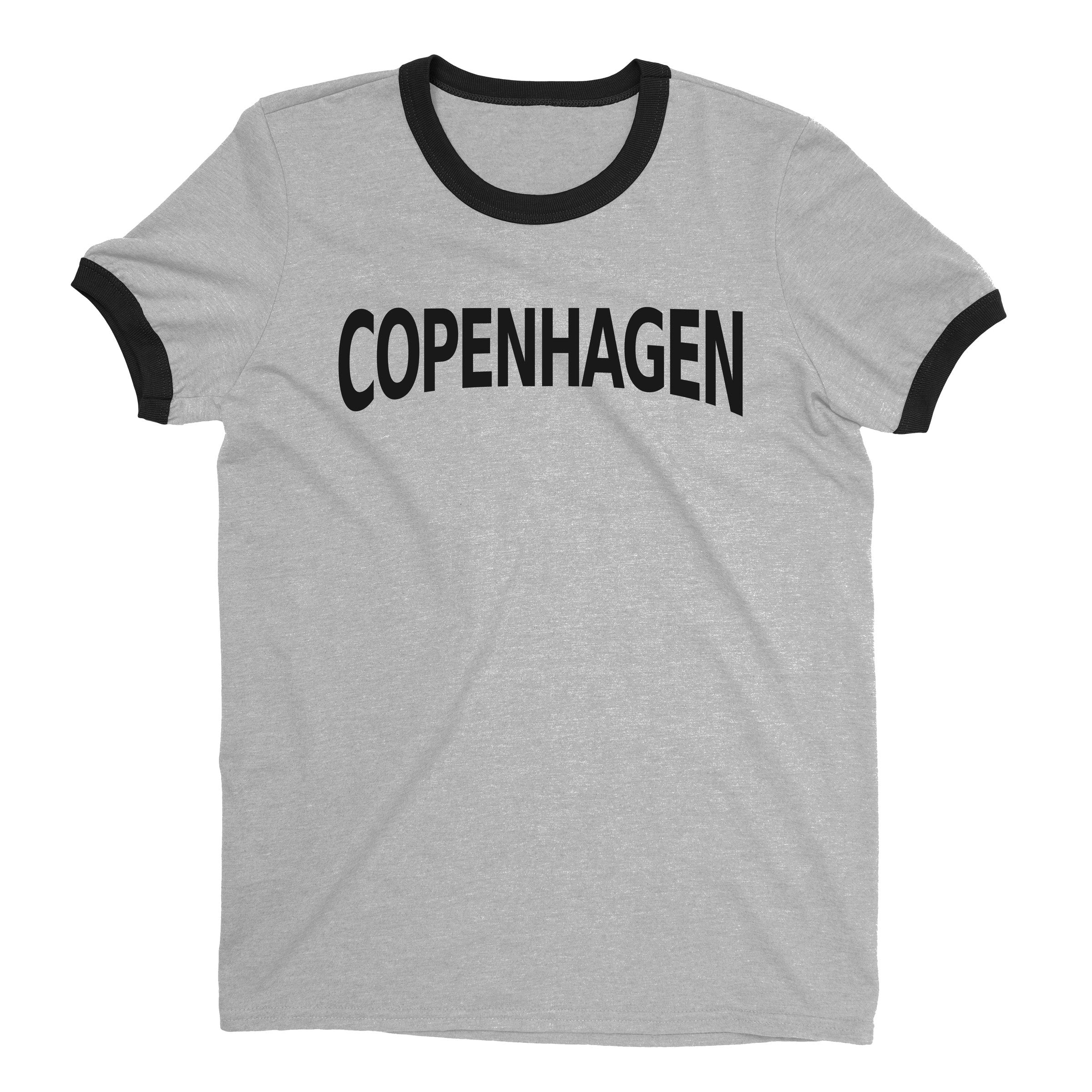 Copenhagen Ringer Tee — Heather Gray