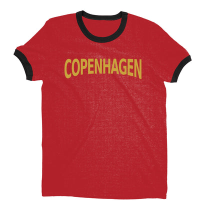 Copenhagen Ringer Tee — Red