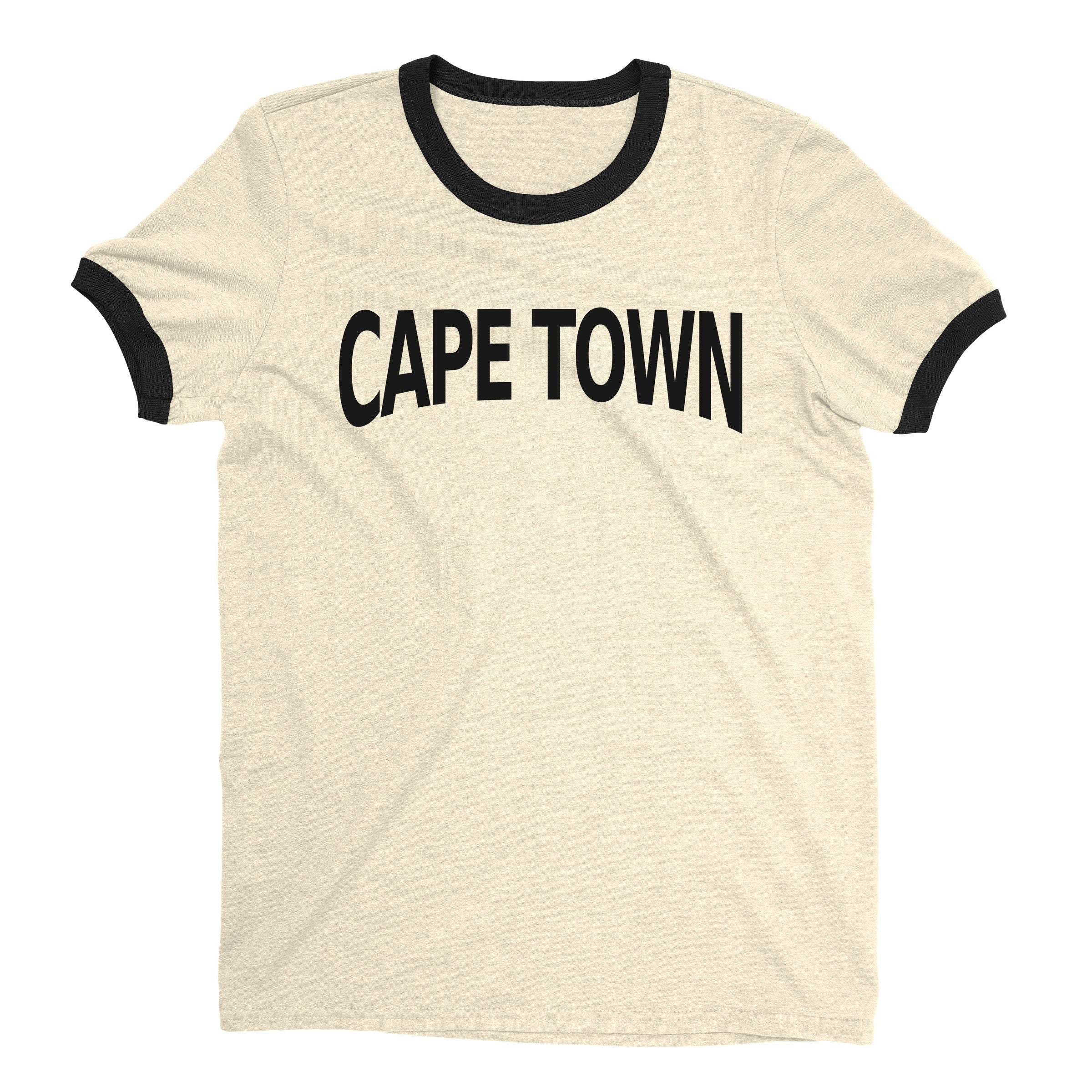Cape Town Ringer Tee — Natural