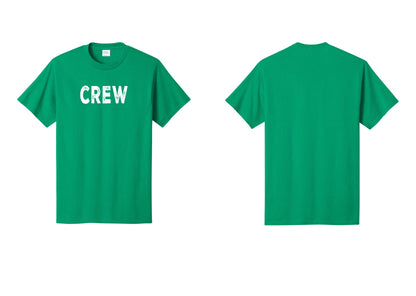 NYC Factory Crew T-Shirt, Rustic Lettering - Front Only - Kelly