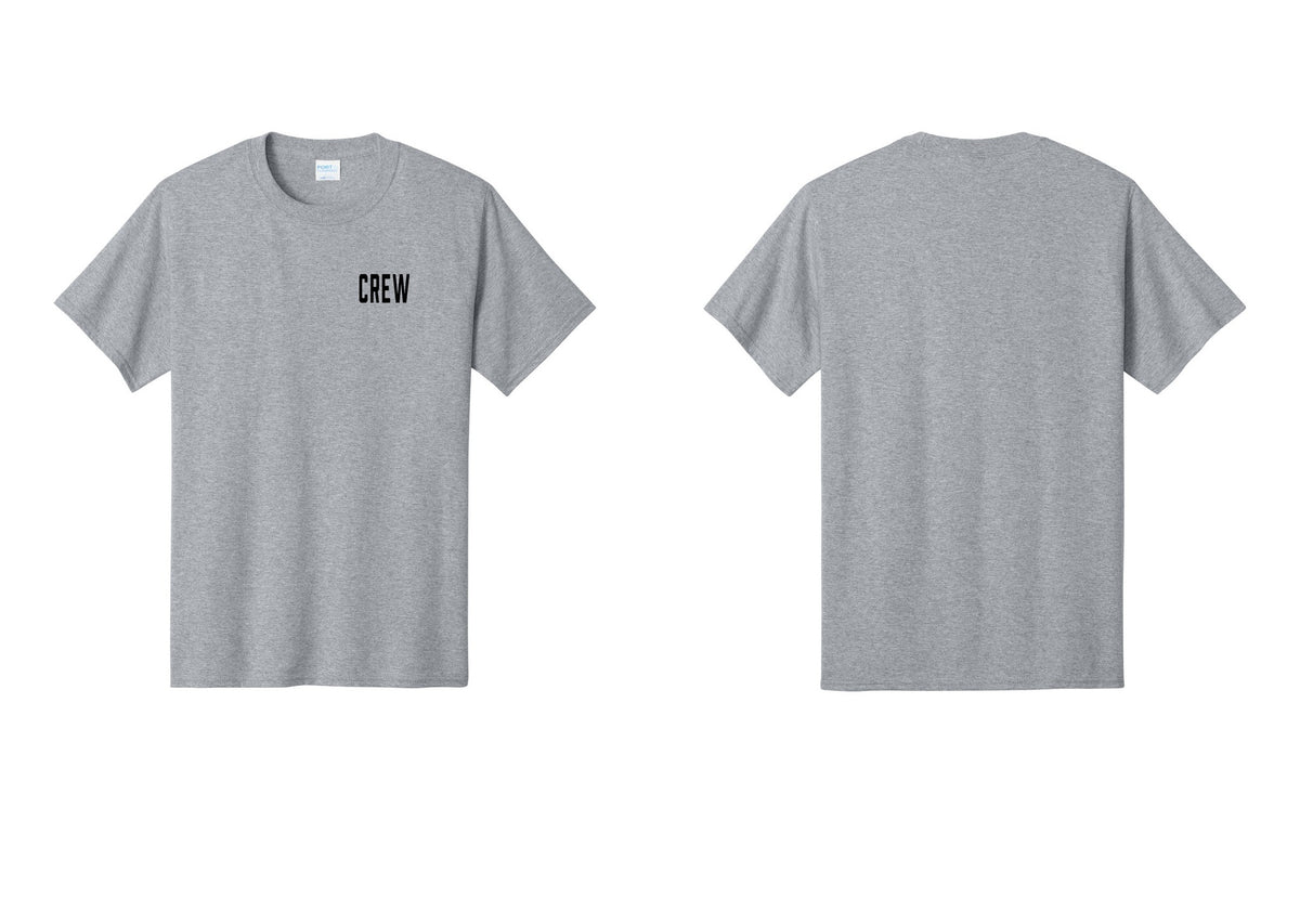 NYC Factory Crew T-Shirt for Event Staff & Production Teams (Classic) - Chest Only - Athletic Heather