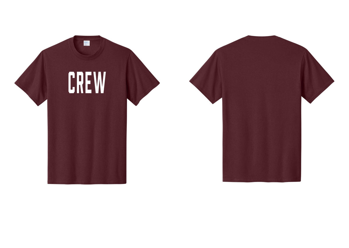NYC Factory Crew T-Shirt for Event Staff & Production Teams (Classic) - Front Only - Athletic Maroon