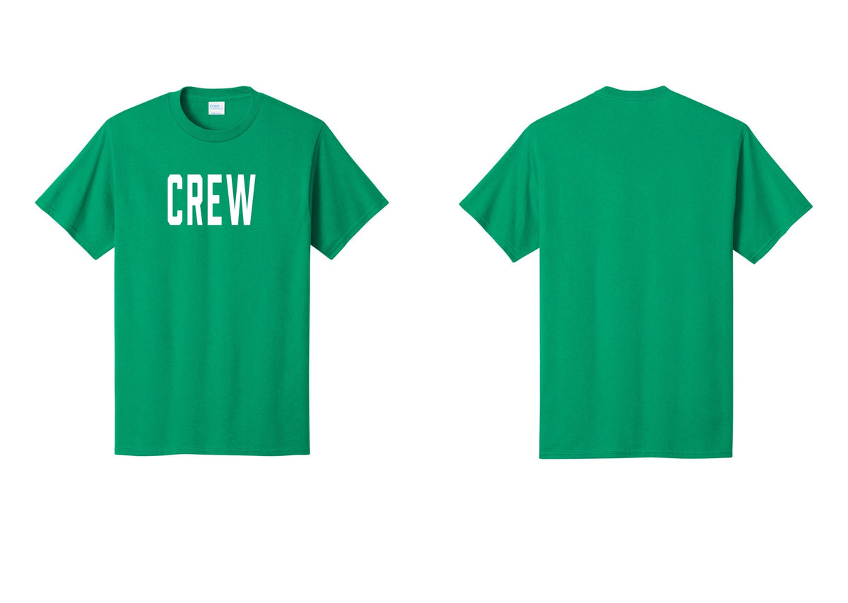 NYC Factory Crew T-Shirt, Condensed Lettering - Front Only - Kelly