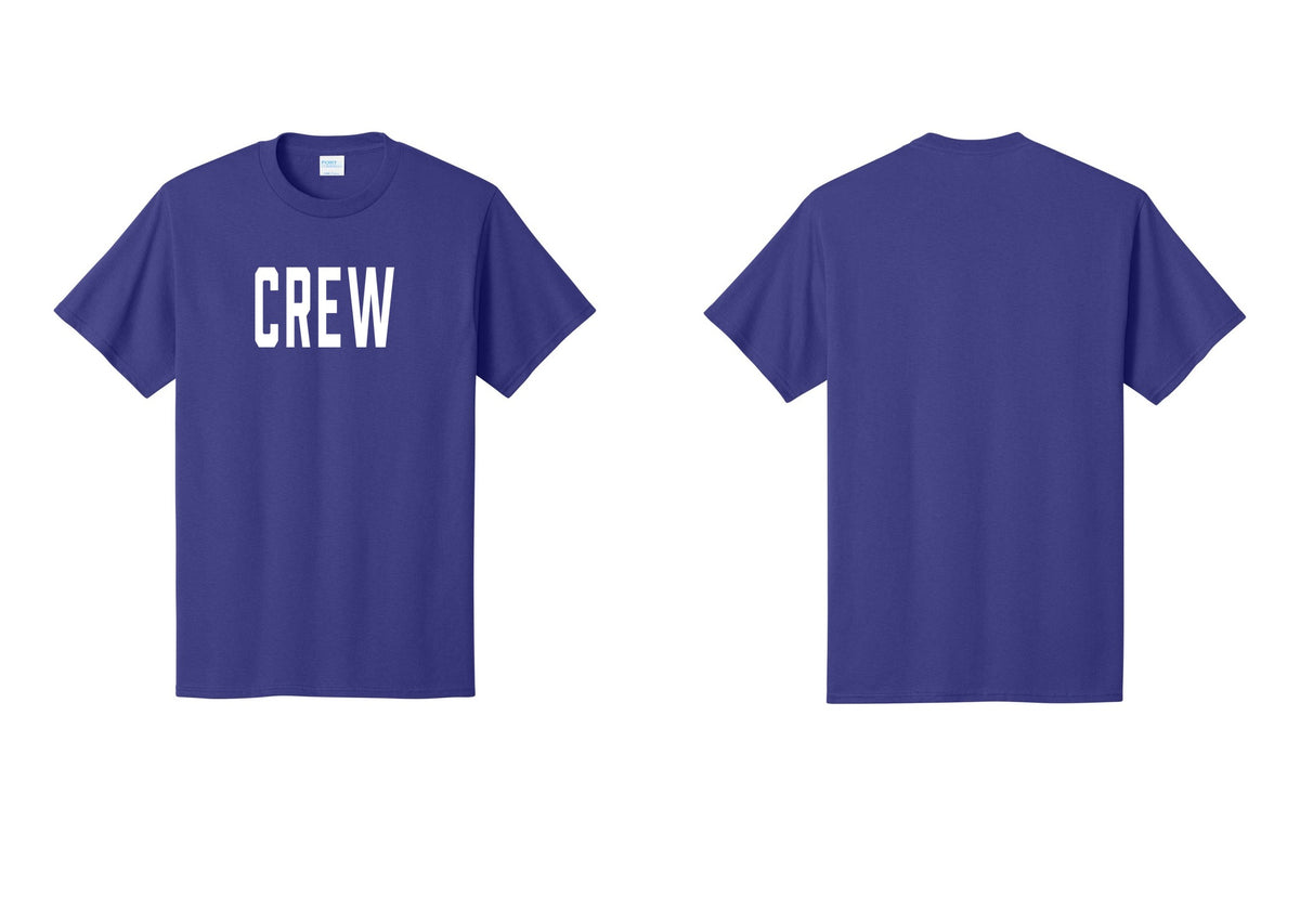 NYC Factory Crew T-Shirt for Event Staff & Production Teams (Classic) - Front Only - Purple