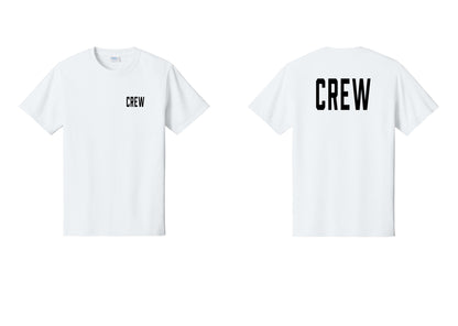 NYC Factory Crew T-Shirt for Event Staff & Production Teams (Classic) - Chest + Back - White