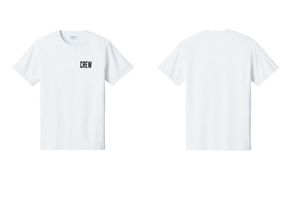 NYC Factory Crew T-Shirt for Event Staff & Production Teams (Classic) - Chest Only - White