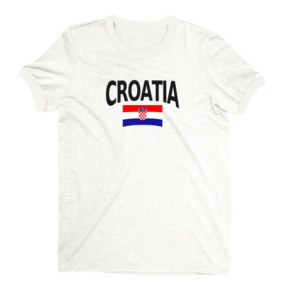 Croatia World Cup Plain Tee Unisex T-Shirt -- NYC Factory